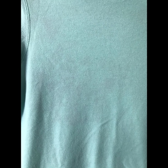 Blair Mock Neck Short Sleeve Blouse Sea foam - Picture 15 of 15